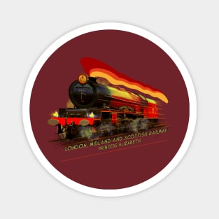 Gorgeous_Steam_Locomotive_Princess_Elizabeth_Train Magnet